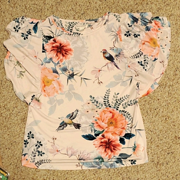 Butterfly Short-Sleeved Top - Picture 1 of 4